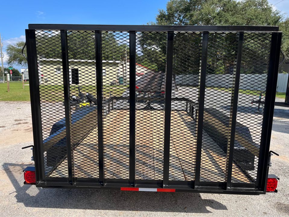 2024 J&E CUSTOM UTILITY TRAILERS 6X12TA UTILITY Ocala Trailer Outlet