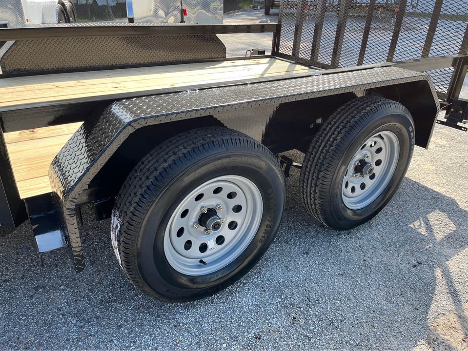 2024 J&E CUSTOM UTILITY TRAILERS 6X12TA UTILITY Ocala Trailer Outlet